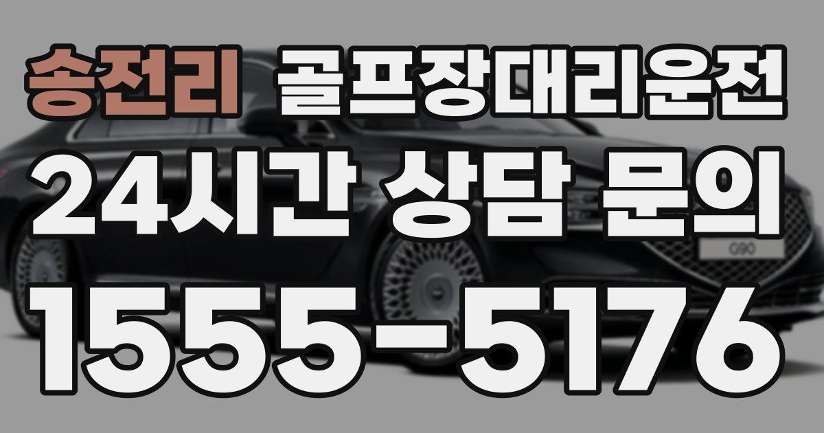 골프장대리운전 서비스