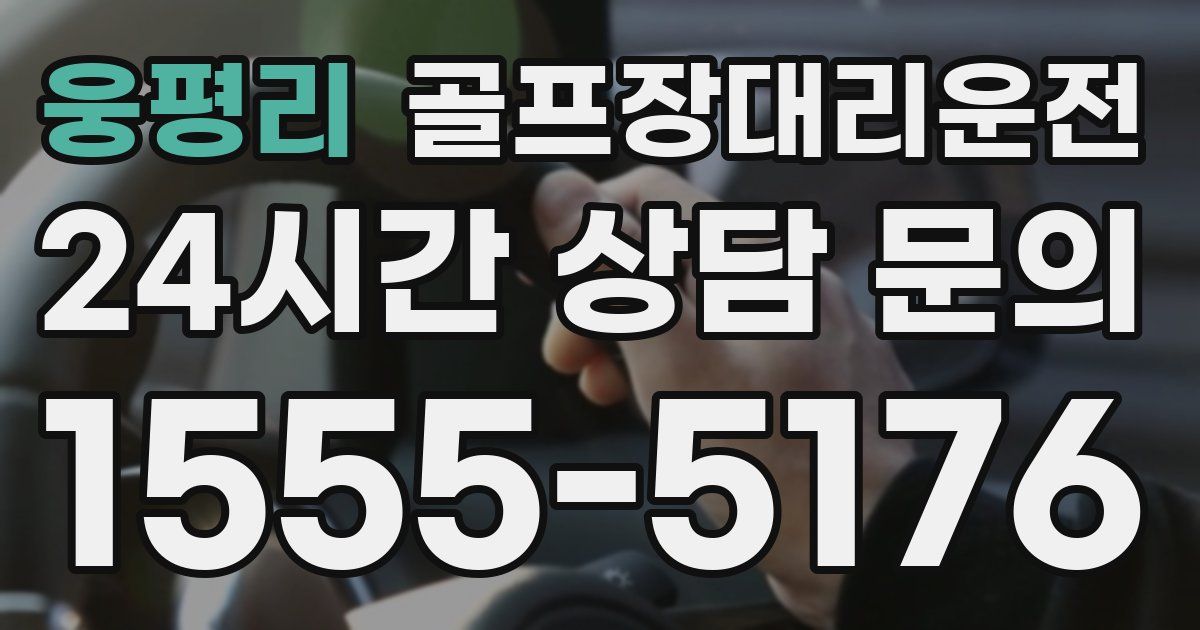 골프장대리운전 서비스