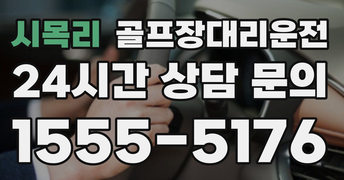 골프장대리운전 서비스