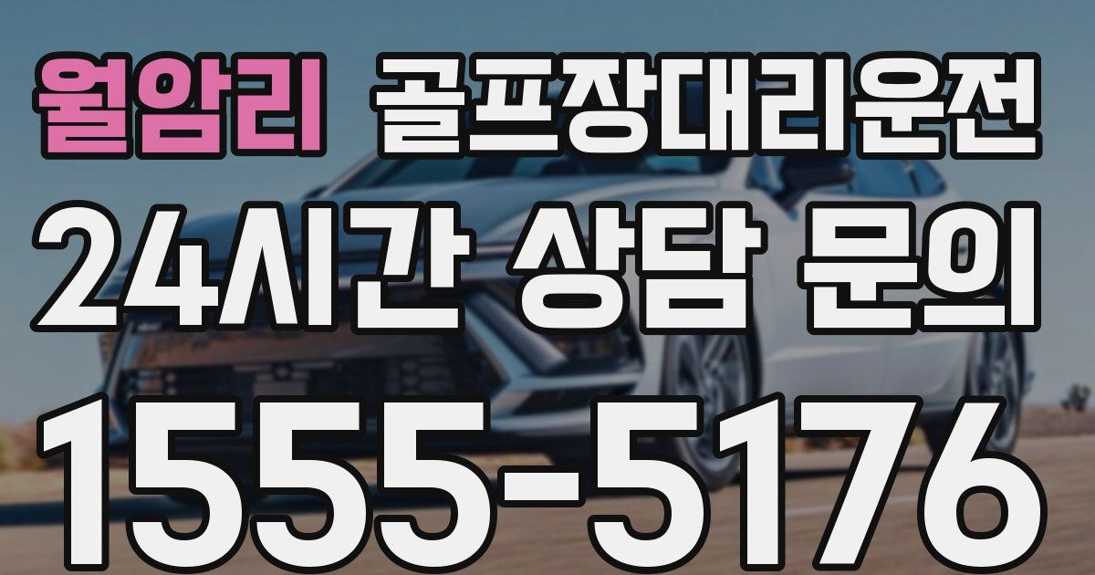 골프장대리운전 서비스