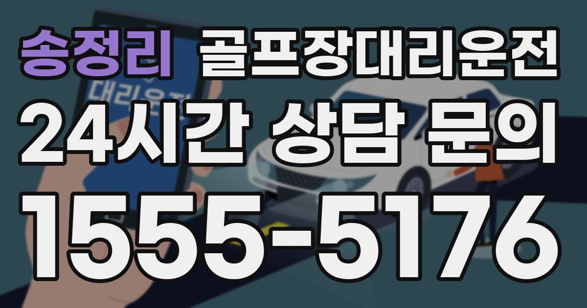 골프장대리운전 서비스