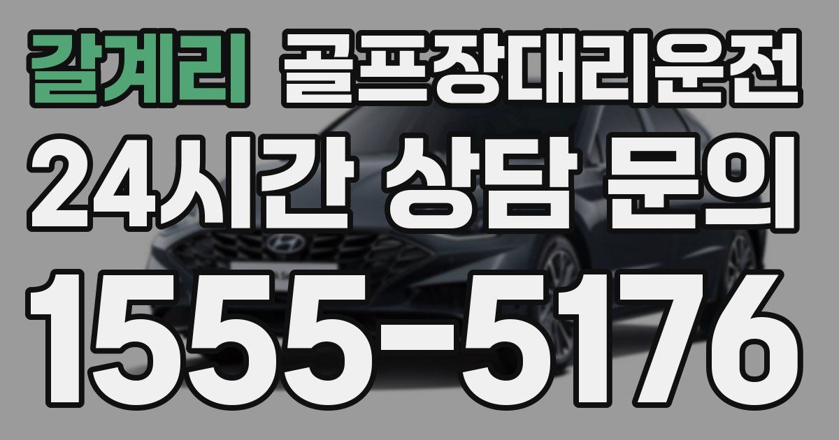 골프장대리운전 서비스
