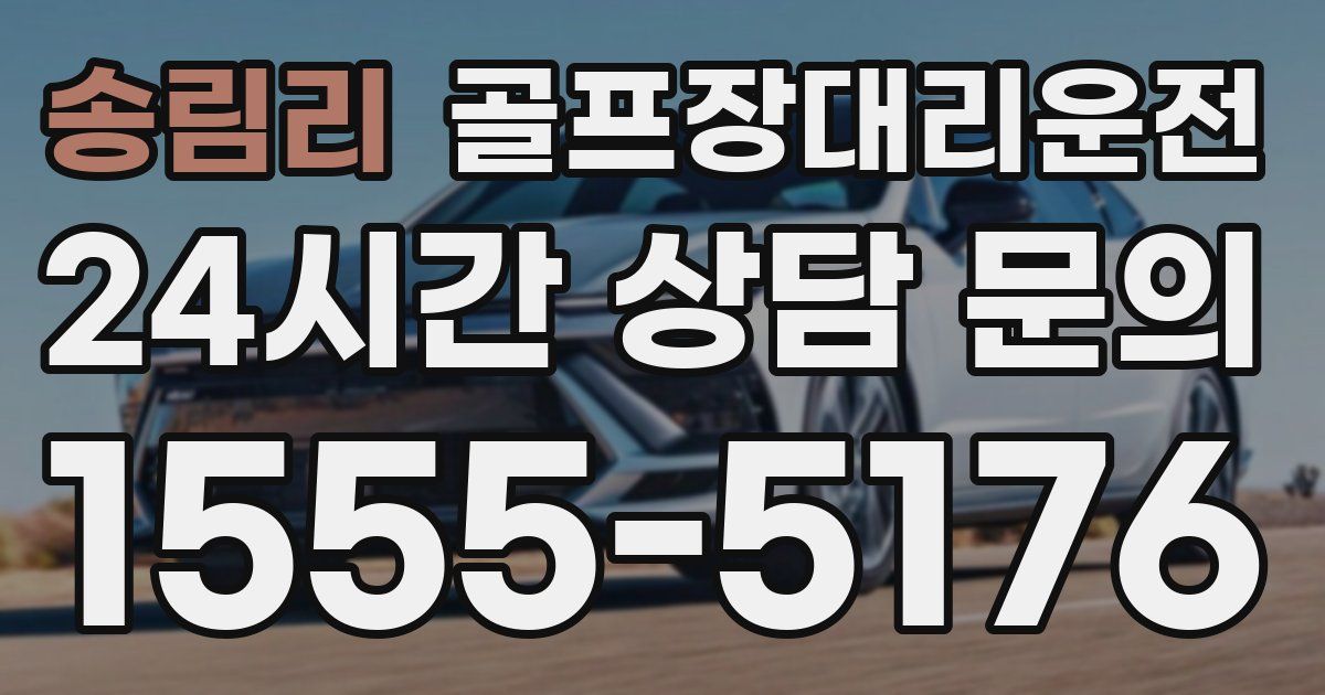 골프장대리운전 서비스