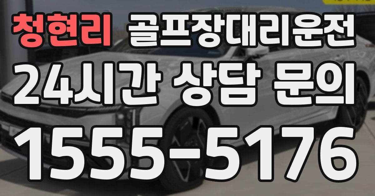 골프장대리운전 서비스
