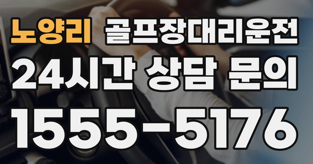 골프장대리운전 서비스