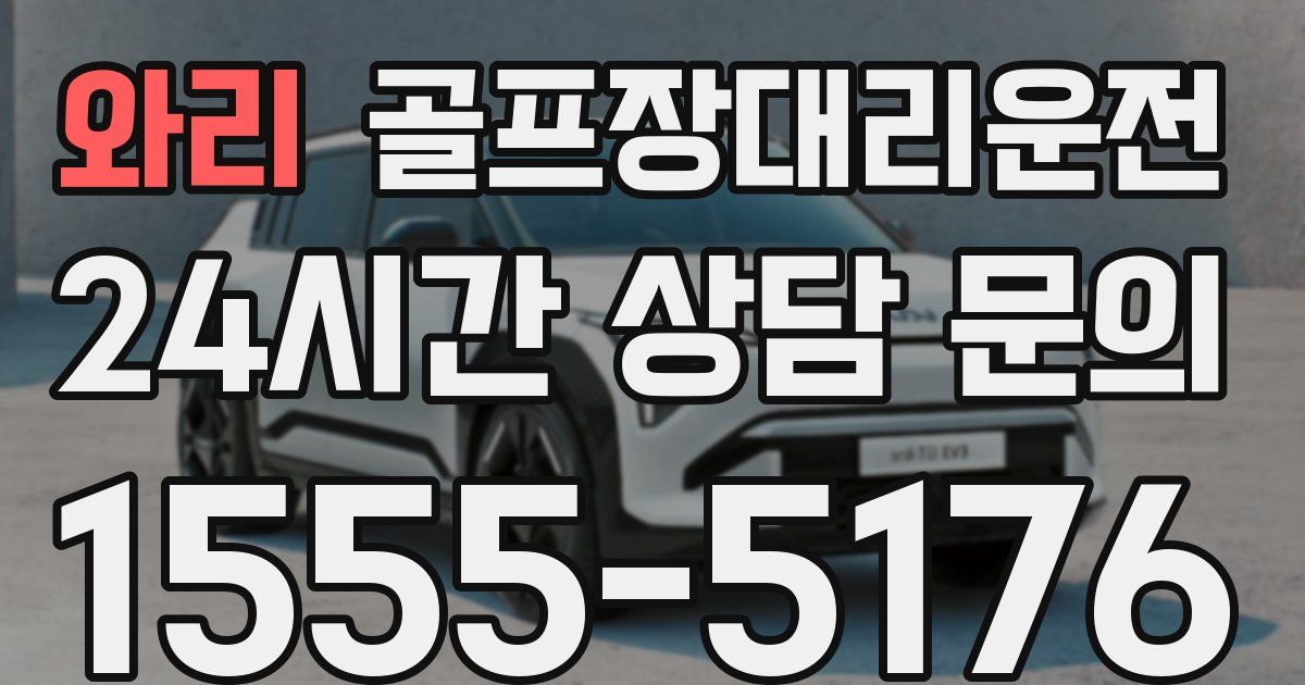 골프장대리운전 서비스