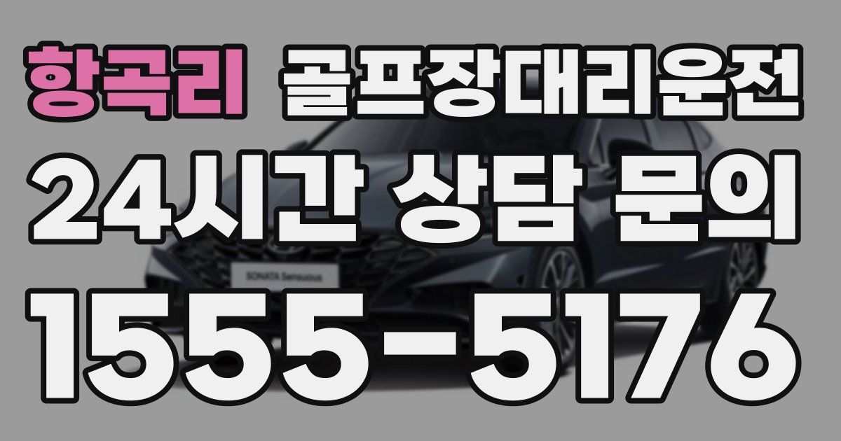 골프장대리운전 서비스