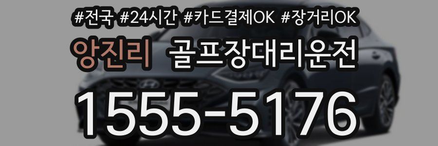 앙진리 골프장대리운전