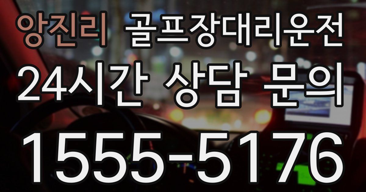 골프장대리운전 서비스