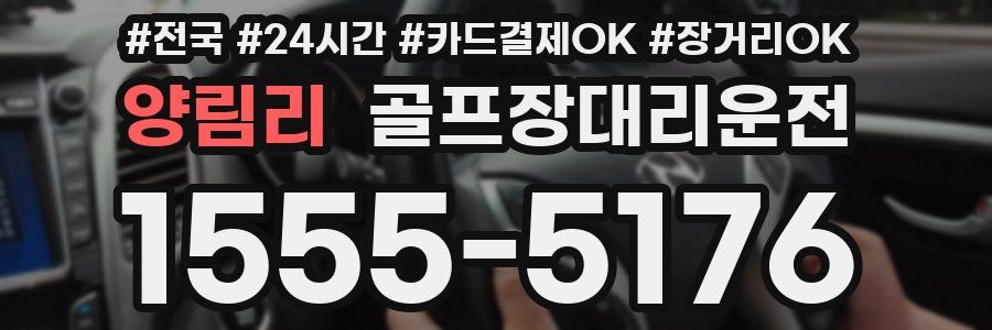 양림리 골프장대리운전