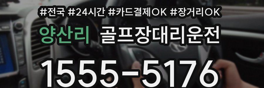 양산리 골프장대리운전