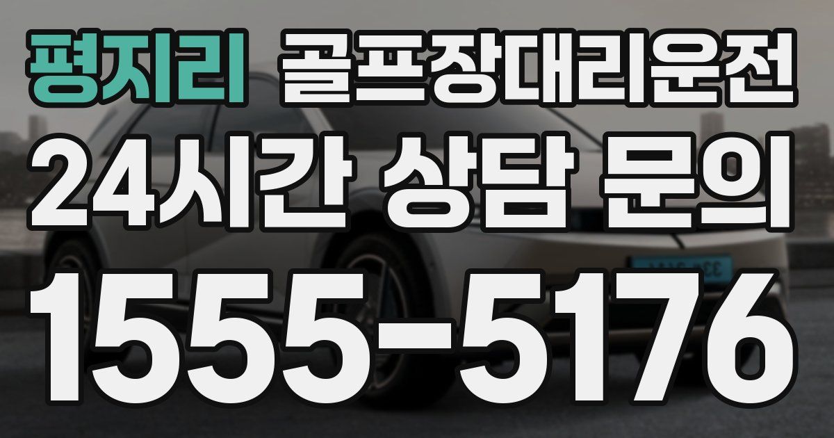 골프장대리운전 서비스