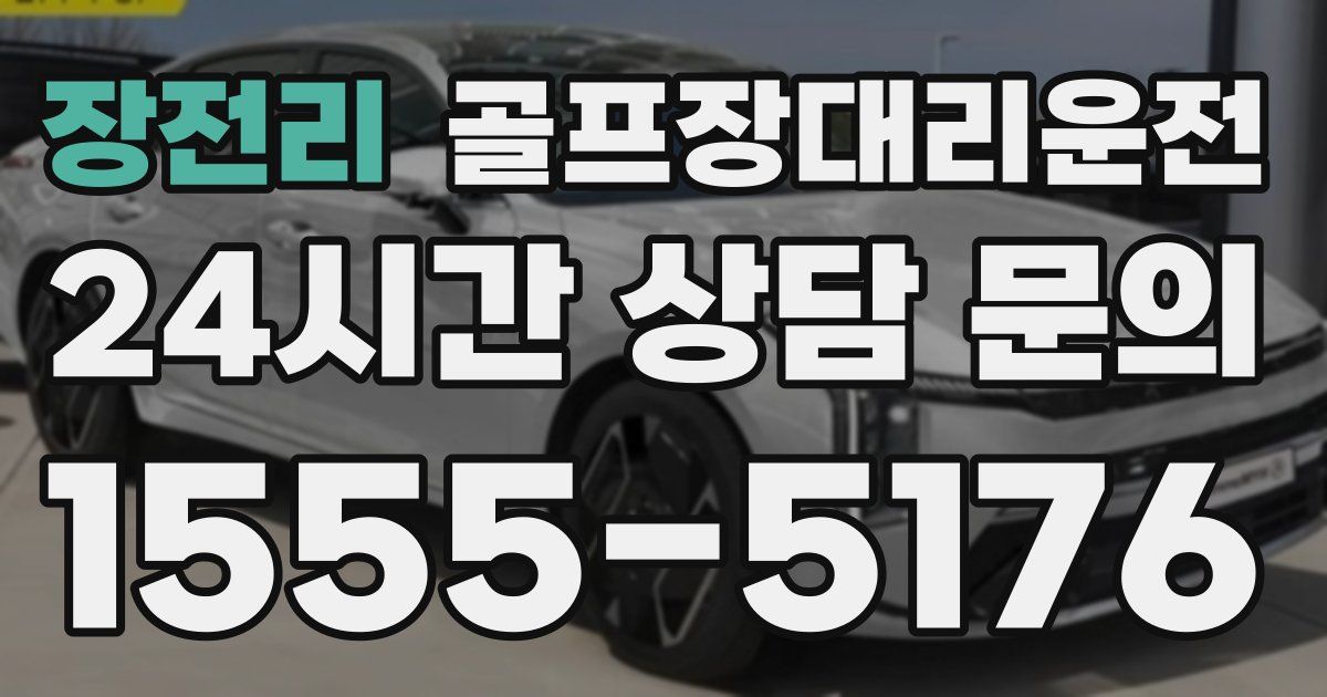 골프장대리운전 서비스
