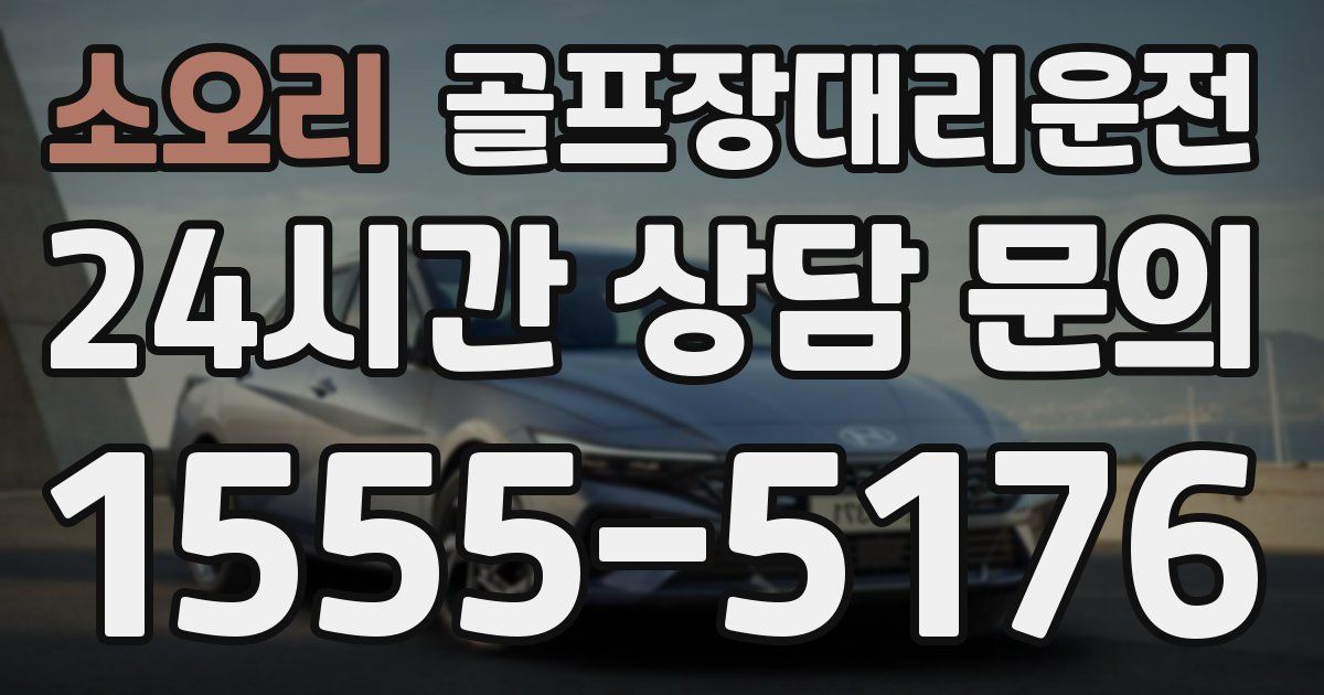 골프장대리운전 서비스