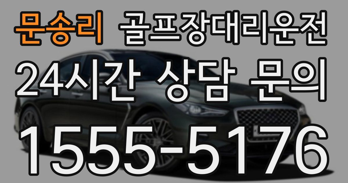 골프장대리운전 서비스