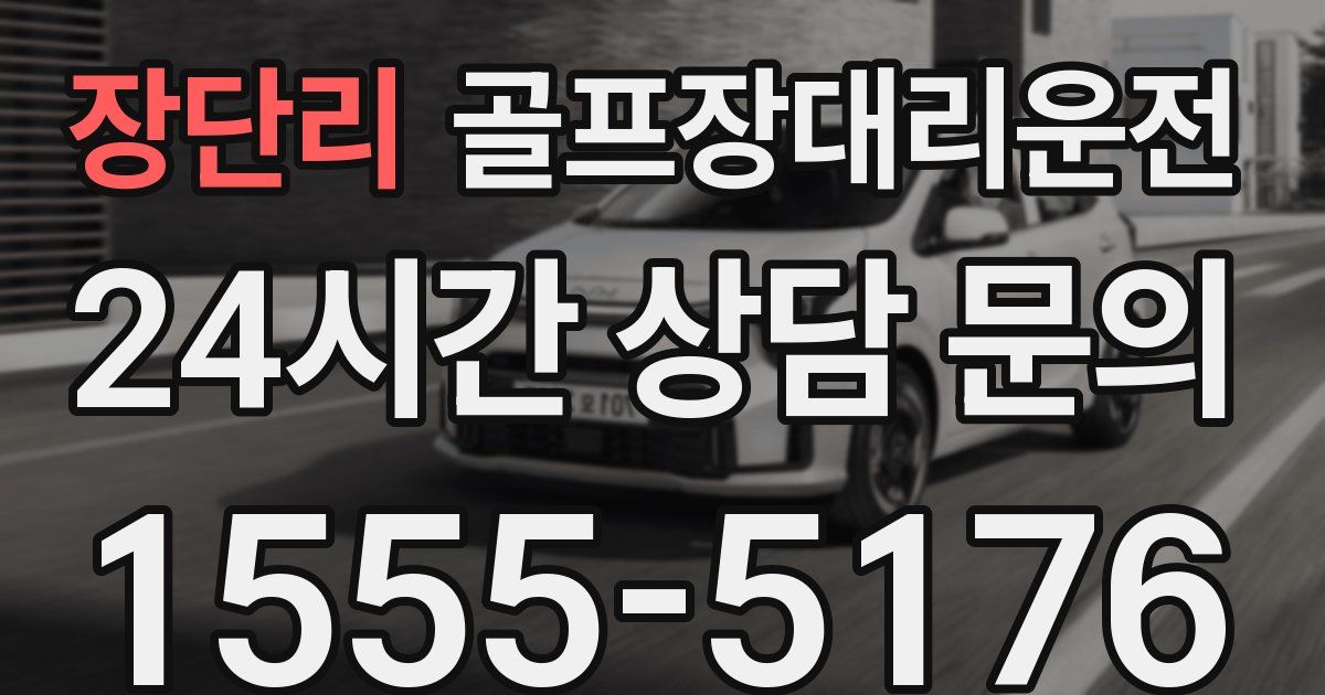 골프장대리운전 서비스