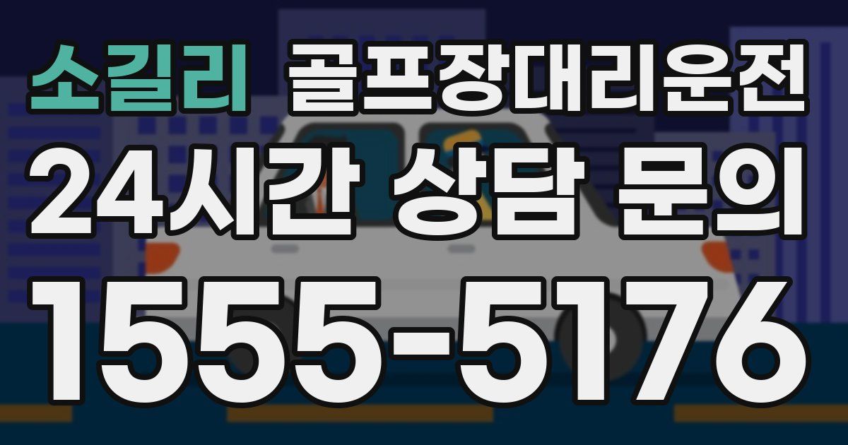 골프장대리운전 서비스