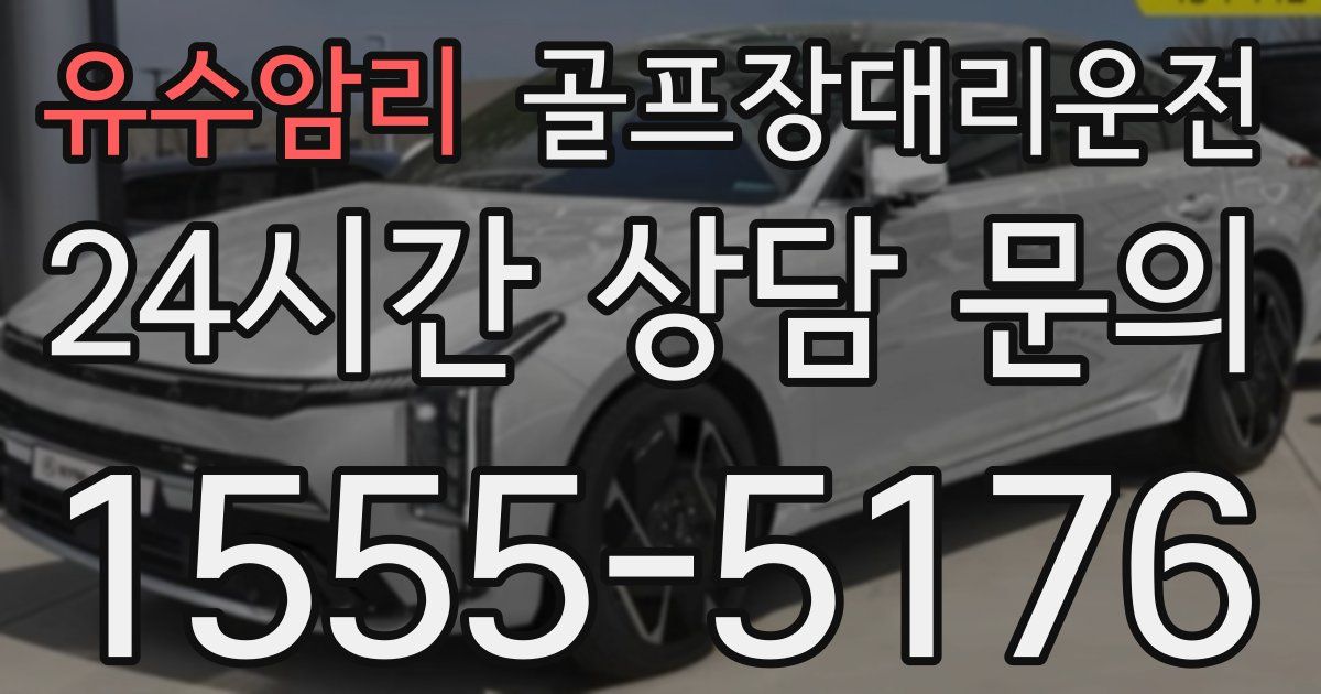 골프장대리운전 서비스