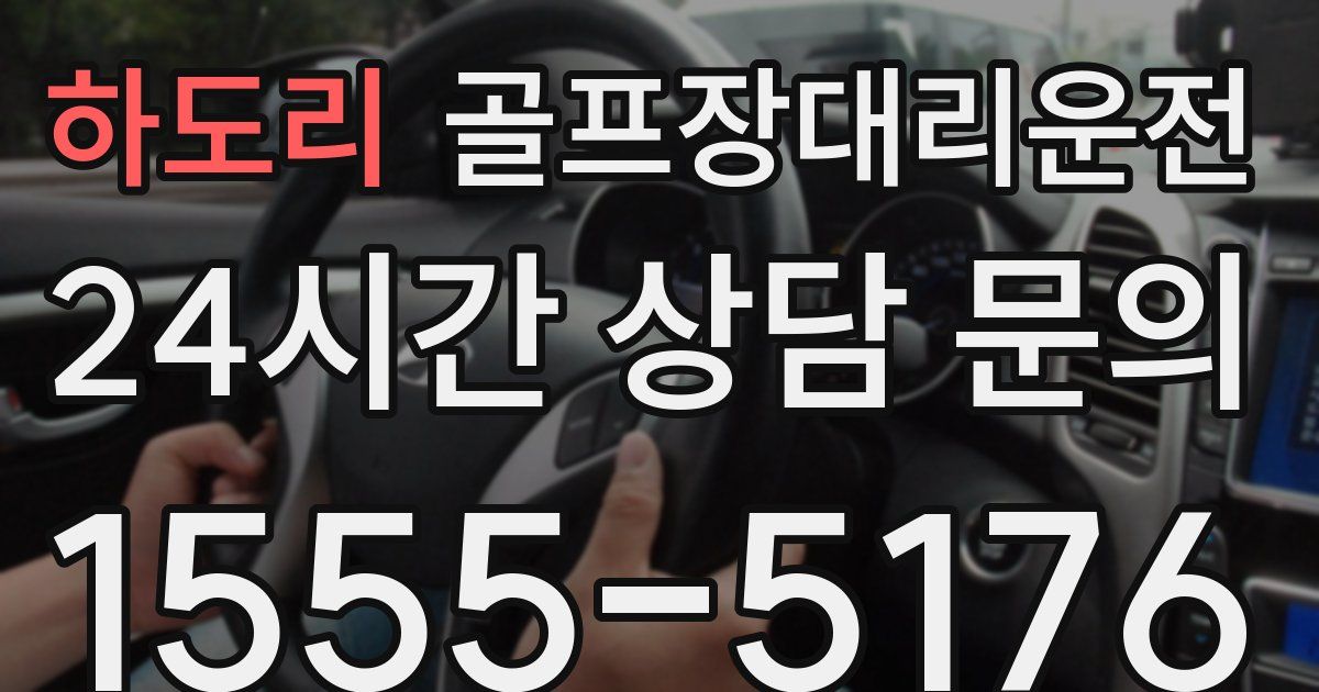 골프장대리운전 서비스