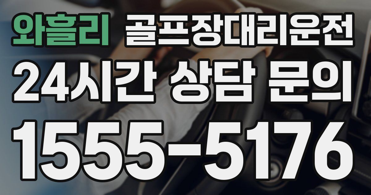 골프장대리운전 서비스