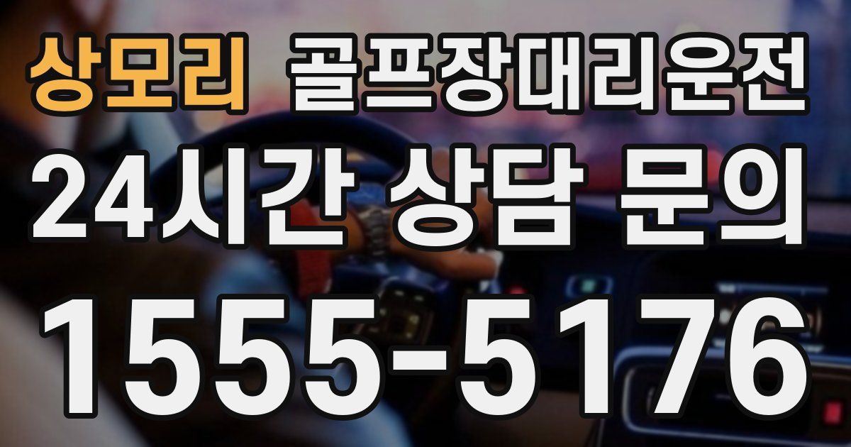 골프장대리운전 서비스