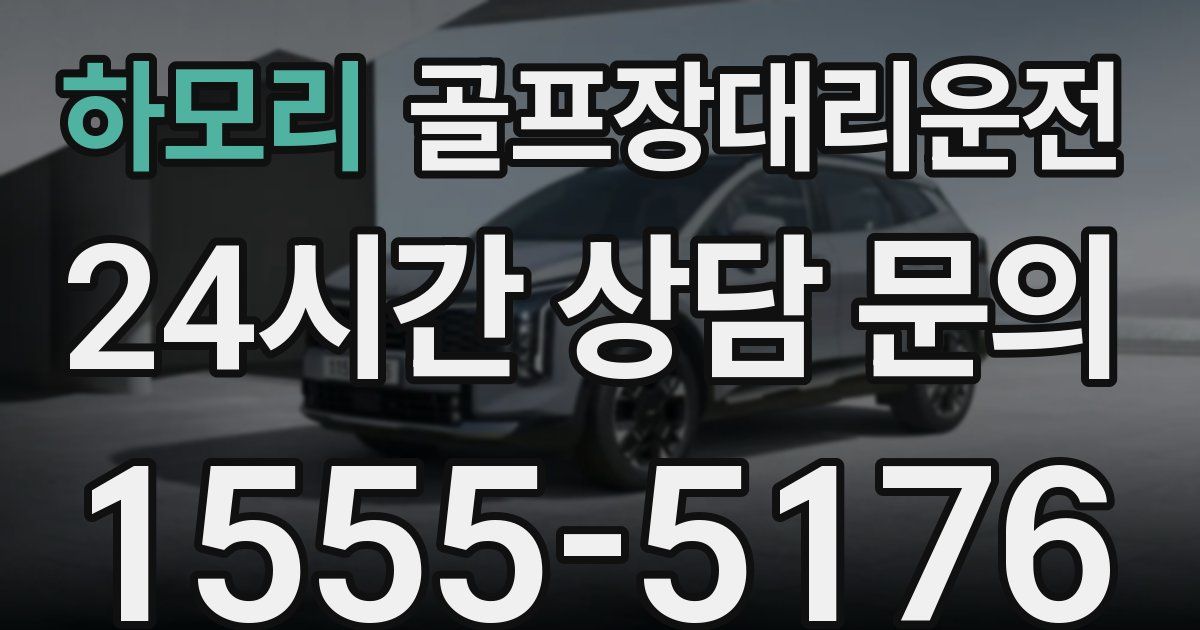 골프장대리운전 서비스