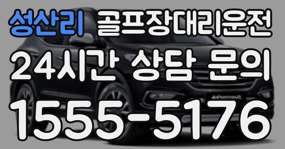 골프장대리운전 서비스