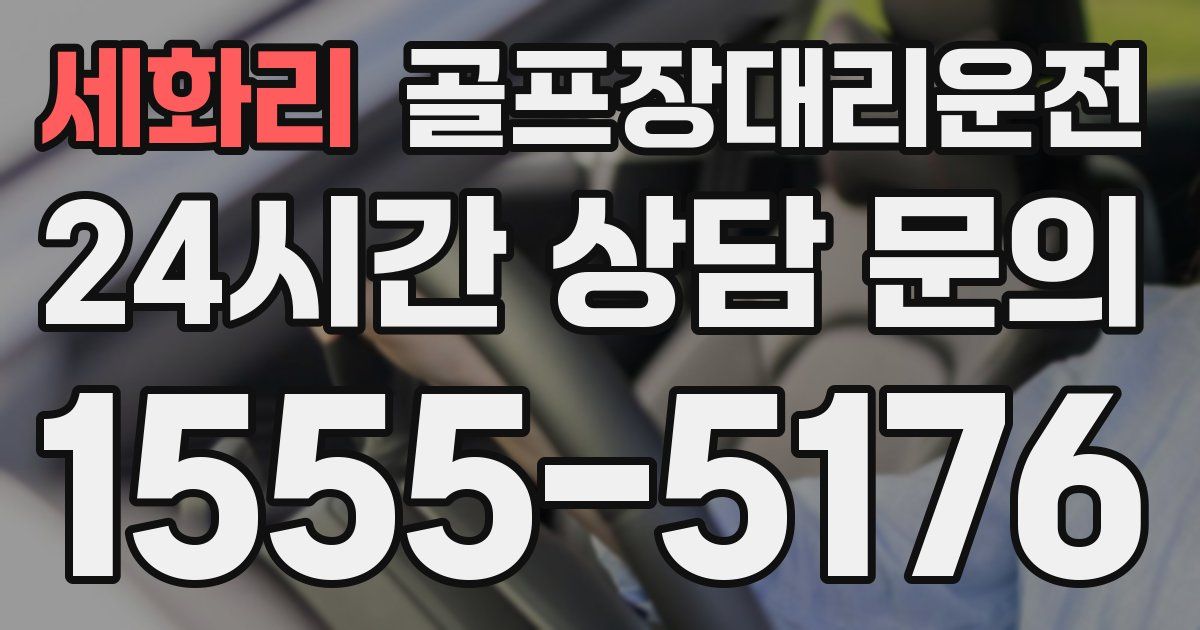 골프장대리운전 서비스