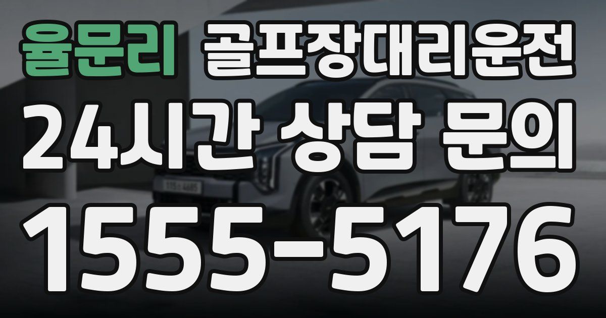 골프장대리운전 서비스