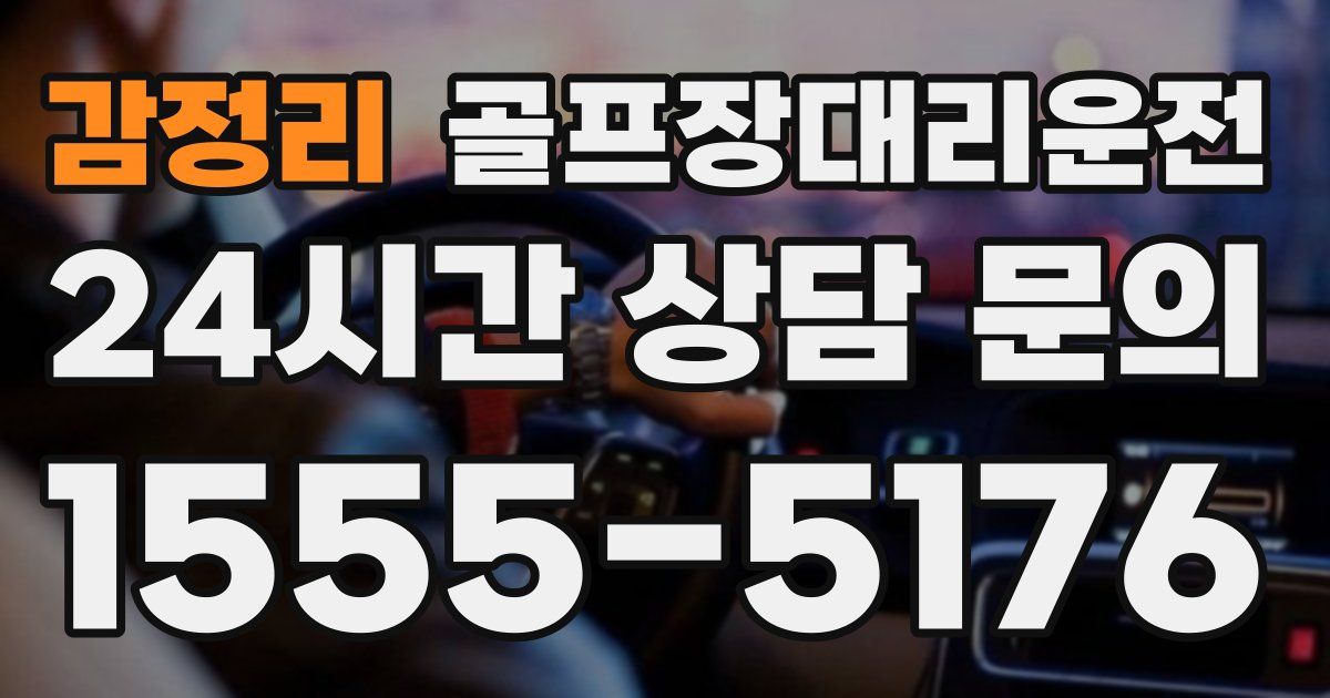 골프장대리운전 서비스