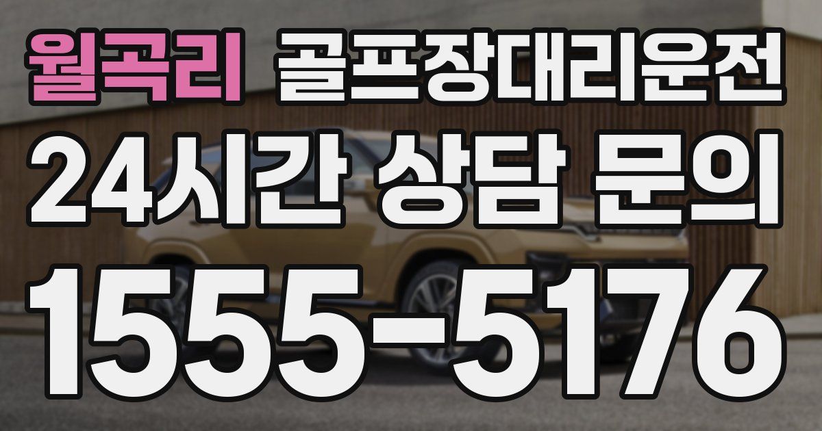 골프장대리운전 서비스