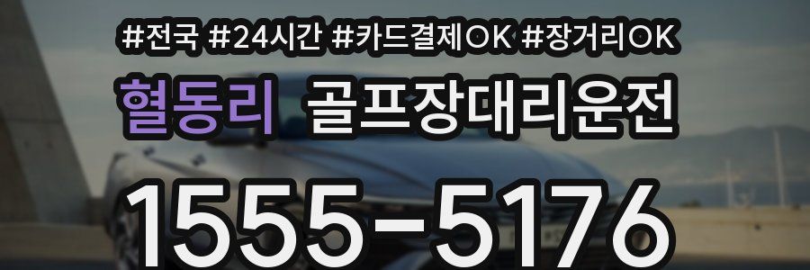 혈동리 골프장대리운전