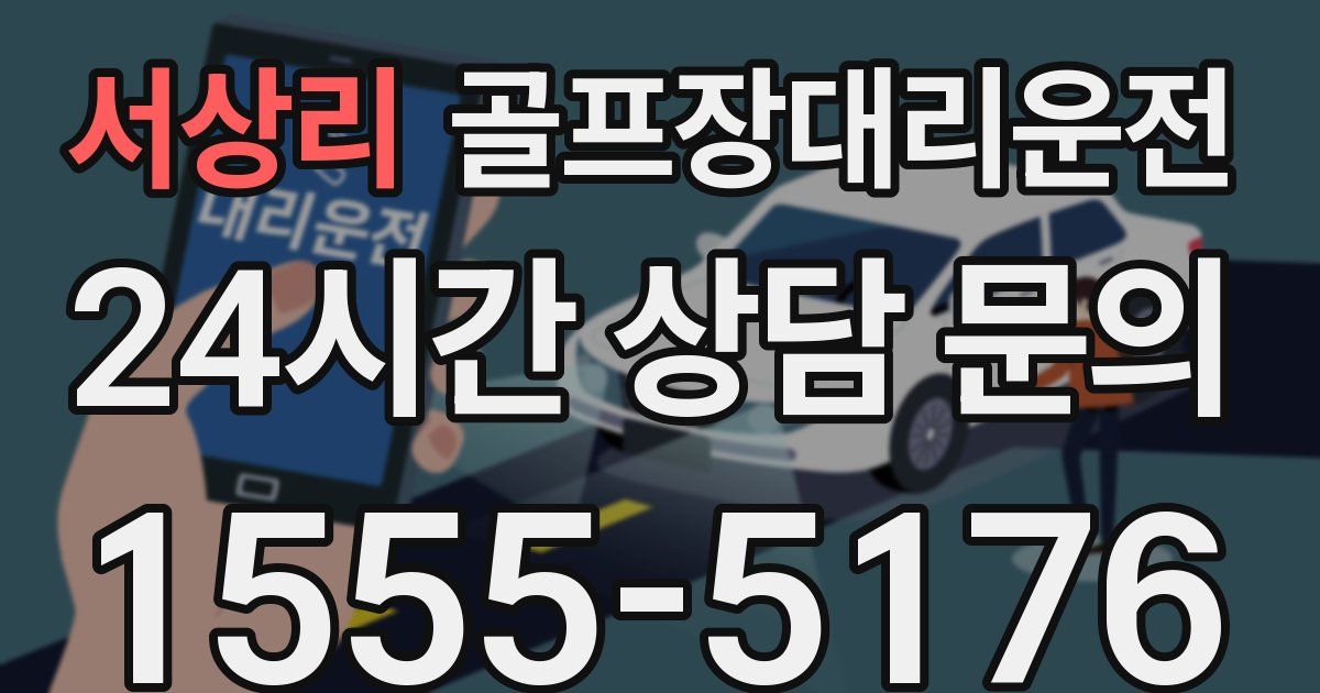 골프장대리운전 서비스