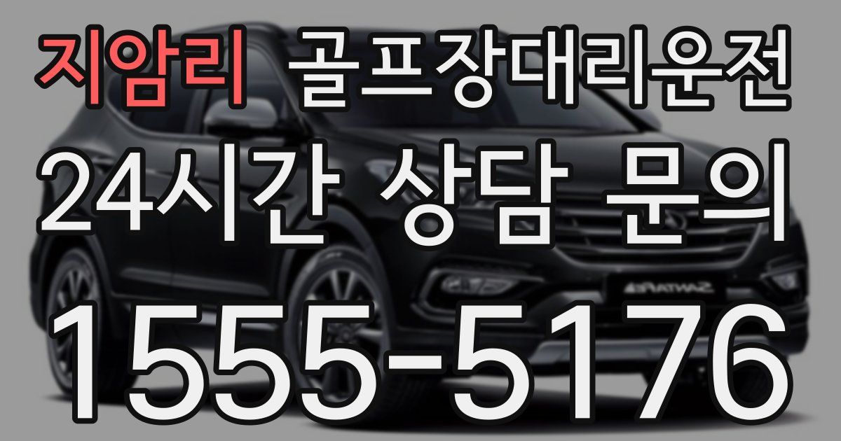 골프장대리운전 서비스