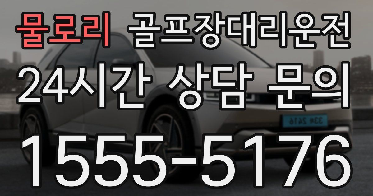 골프장대리운전 서비스