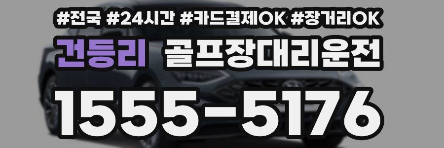 건등리 골프장대리운전