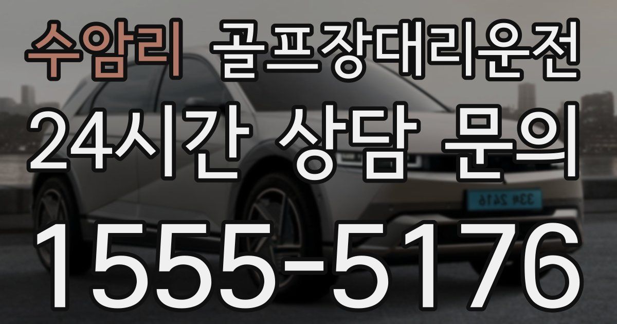 골프장대리운전 서비스