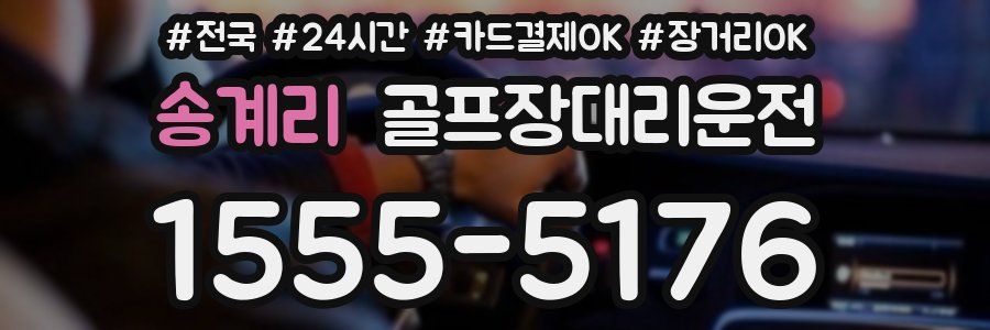 송계리 골프장대리운전