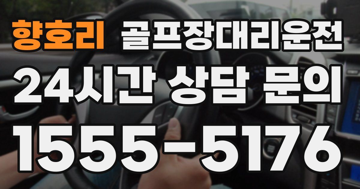 골프장대리운전 서비스