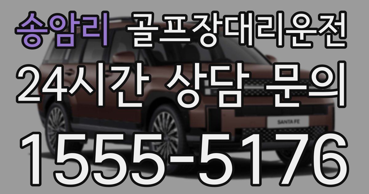 골프장대리운전 서비스