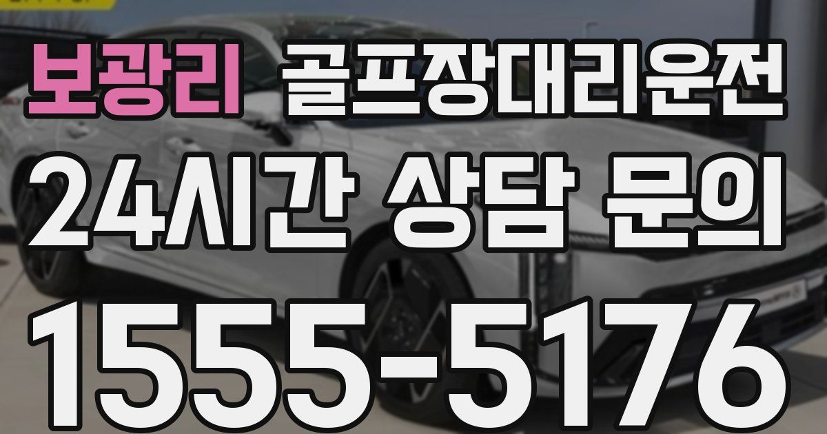 골프장대리운전 서비스