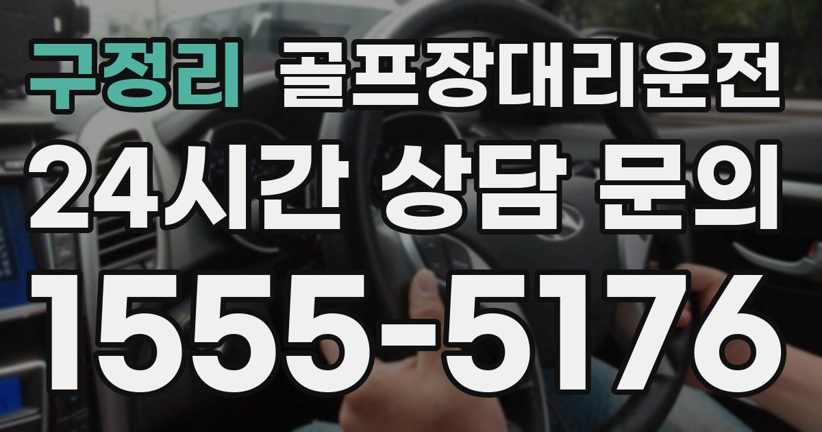 골프장대리운전 서비스
