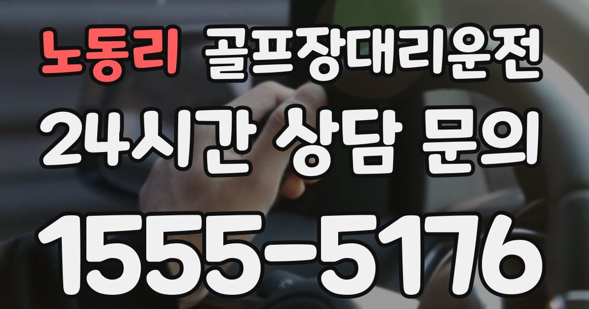 골프장대리운전 서비스