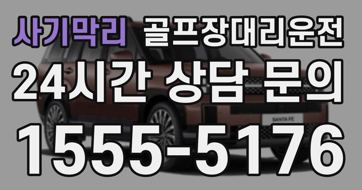 골프장대리운전 서비스