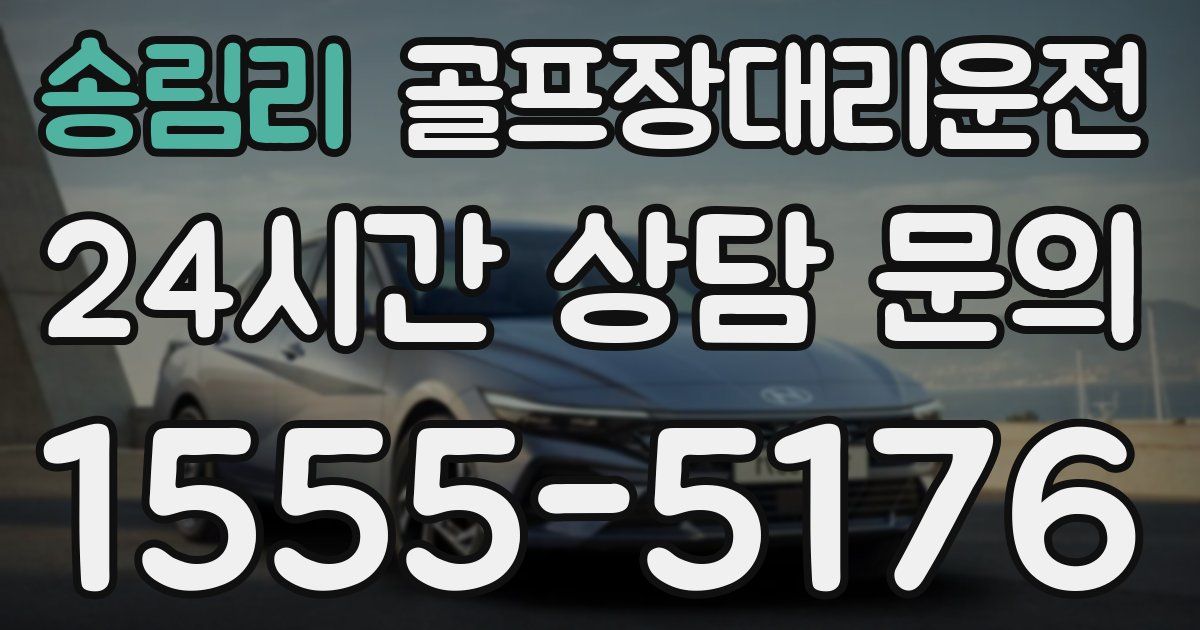 골프장대리운전 서비스