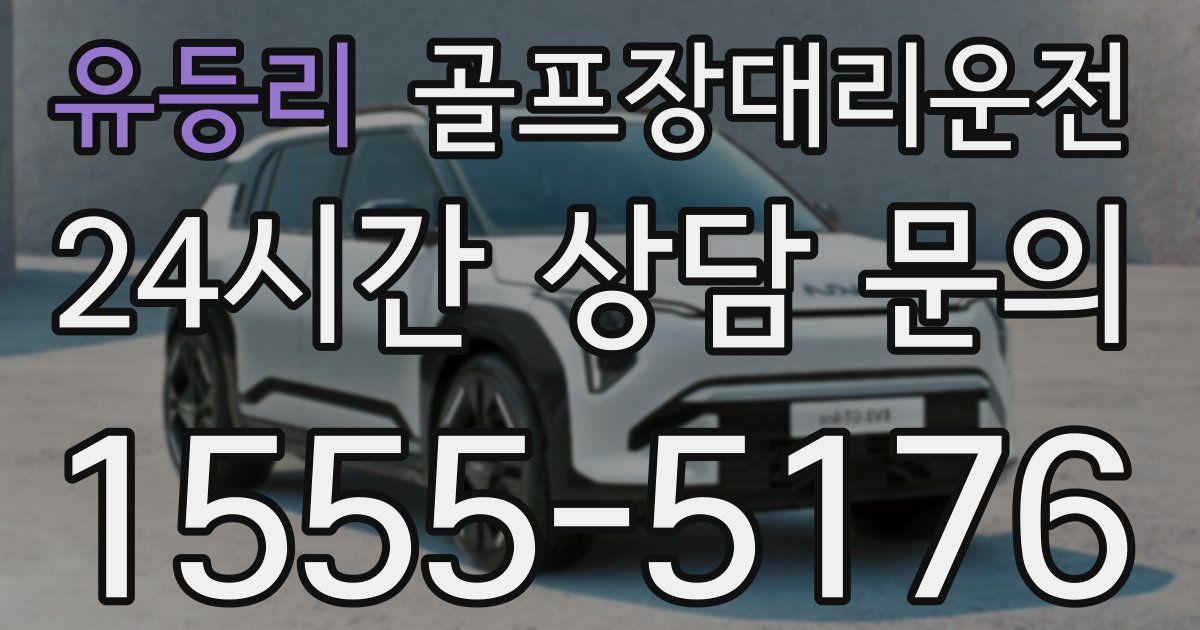 골프장대리운전 서비스
