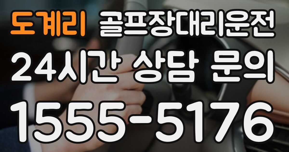 골프장대리운전 서비스