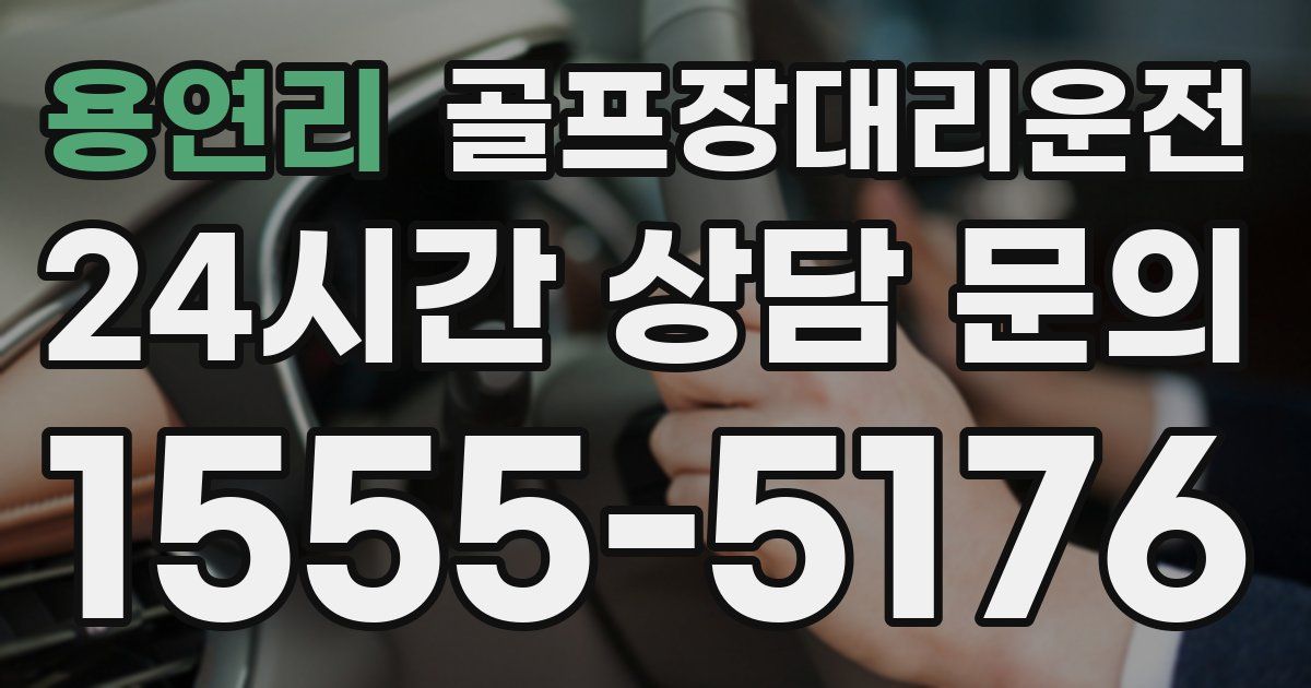 골프장대리운전 서비스