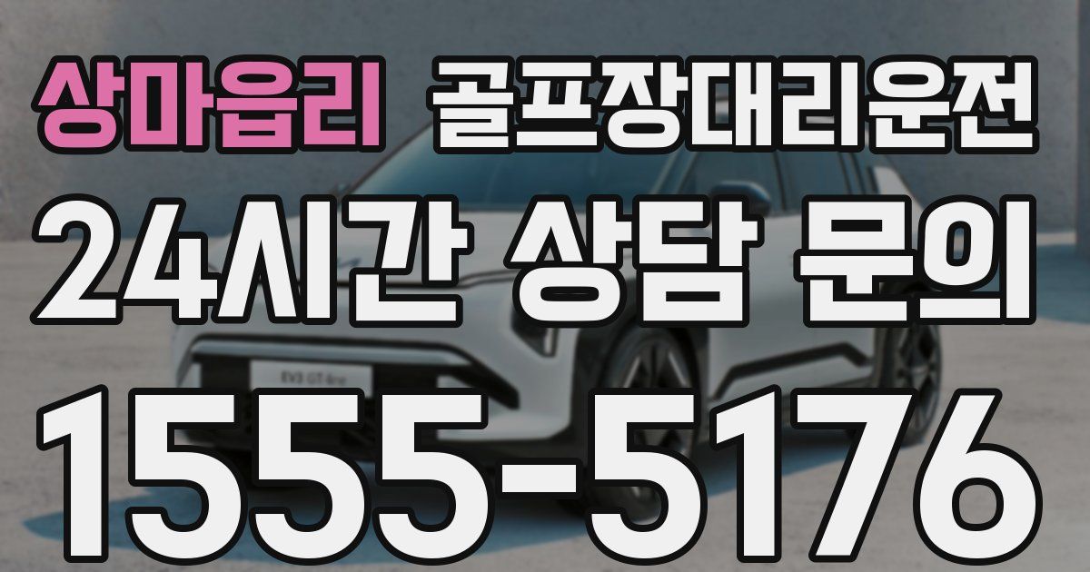 골프장대리운전 서비스