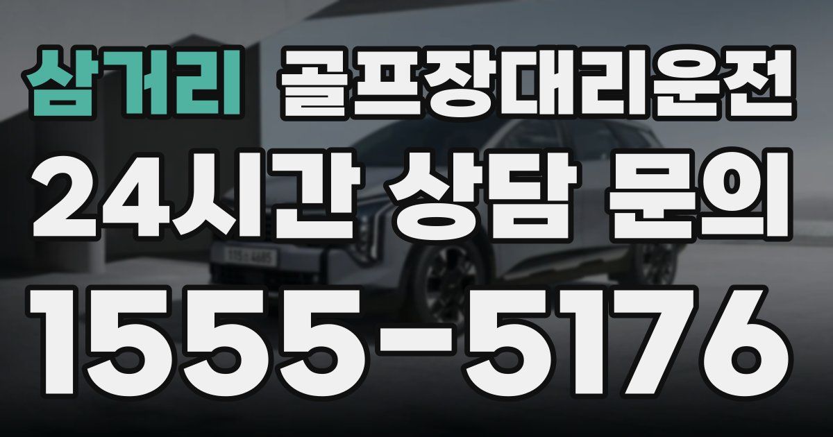 골프장대리운전 서비스
